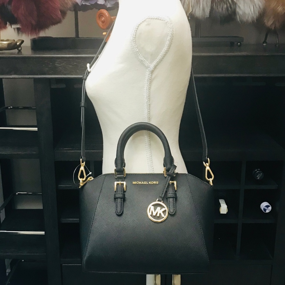 2PCS Michael Kors Ciara Medium Satchel Wallet Set - Picture 7 of 8